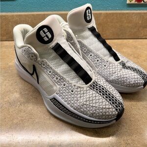Nike Sabrina 1s White and Black Basketball Shoes